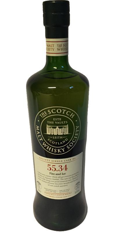 Royal Brackla 1997 SMWS 55.34  Fire and Ice