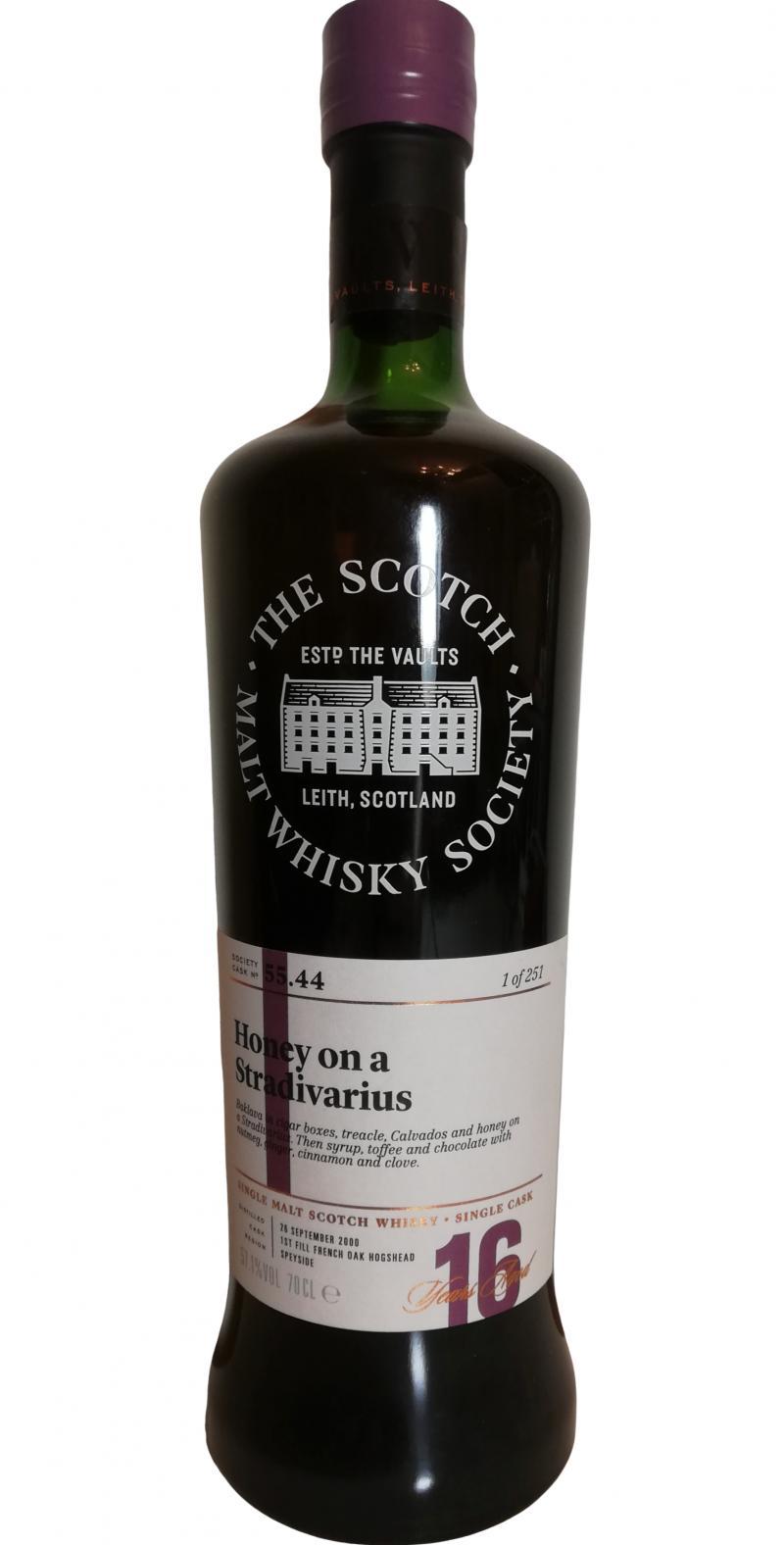 Royal Brackla 2000 SMWS 55.44  Honey on a Stradivarius