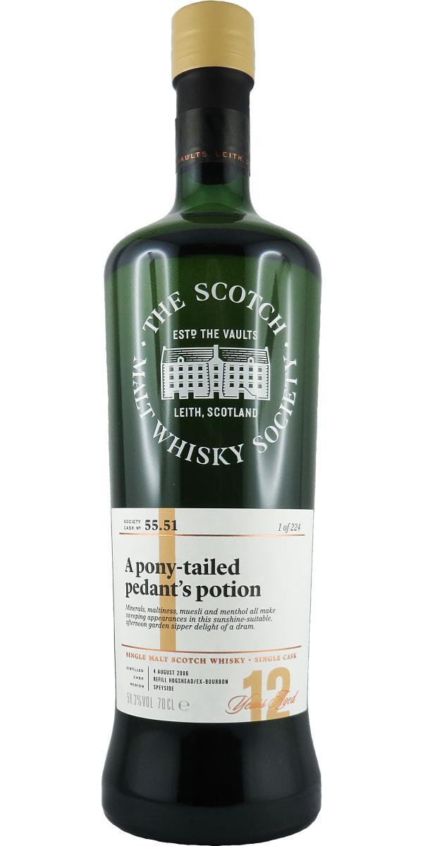 Royal Brackla 2006 SMWS 55.51  A pony-tailed pedant's potion