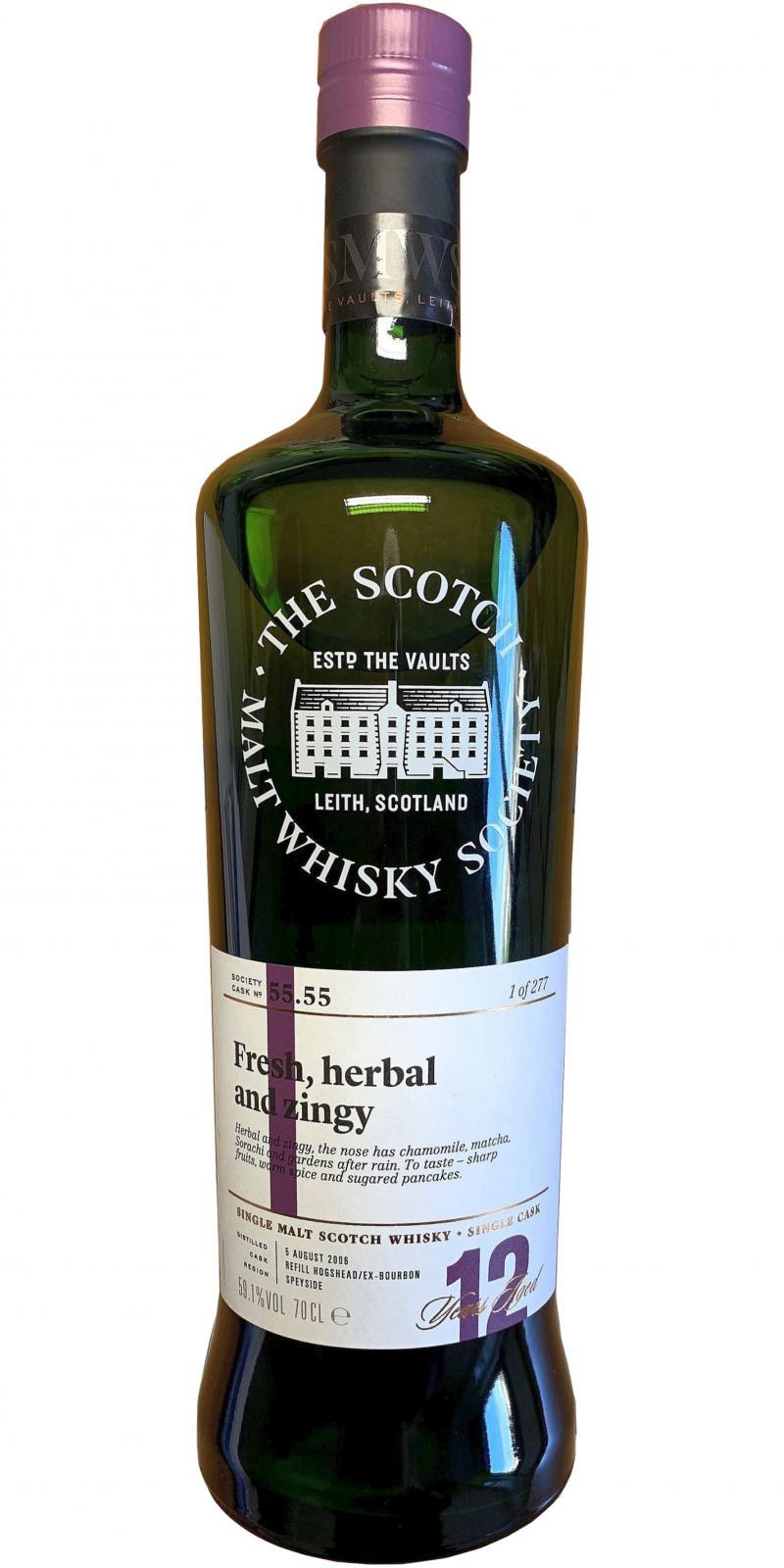 Royal Brackla 2006 SMWS 55.55  Fresh, herbal and zingy