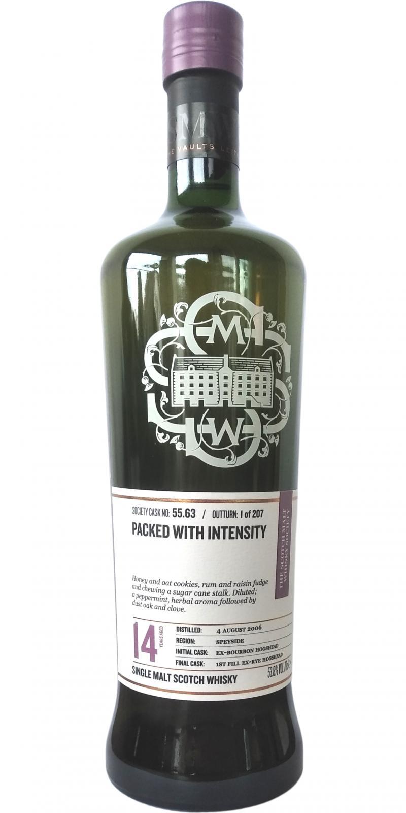 Royal Brackla 2006 SMWS 55.63  Packed with intensity