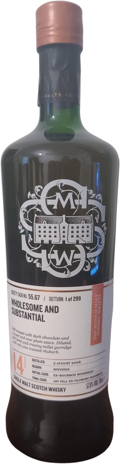 Royal Brackla 2006 SMWS 55.67  Wholesome and substantial