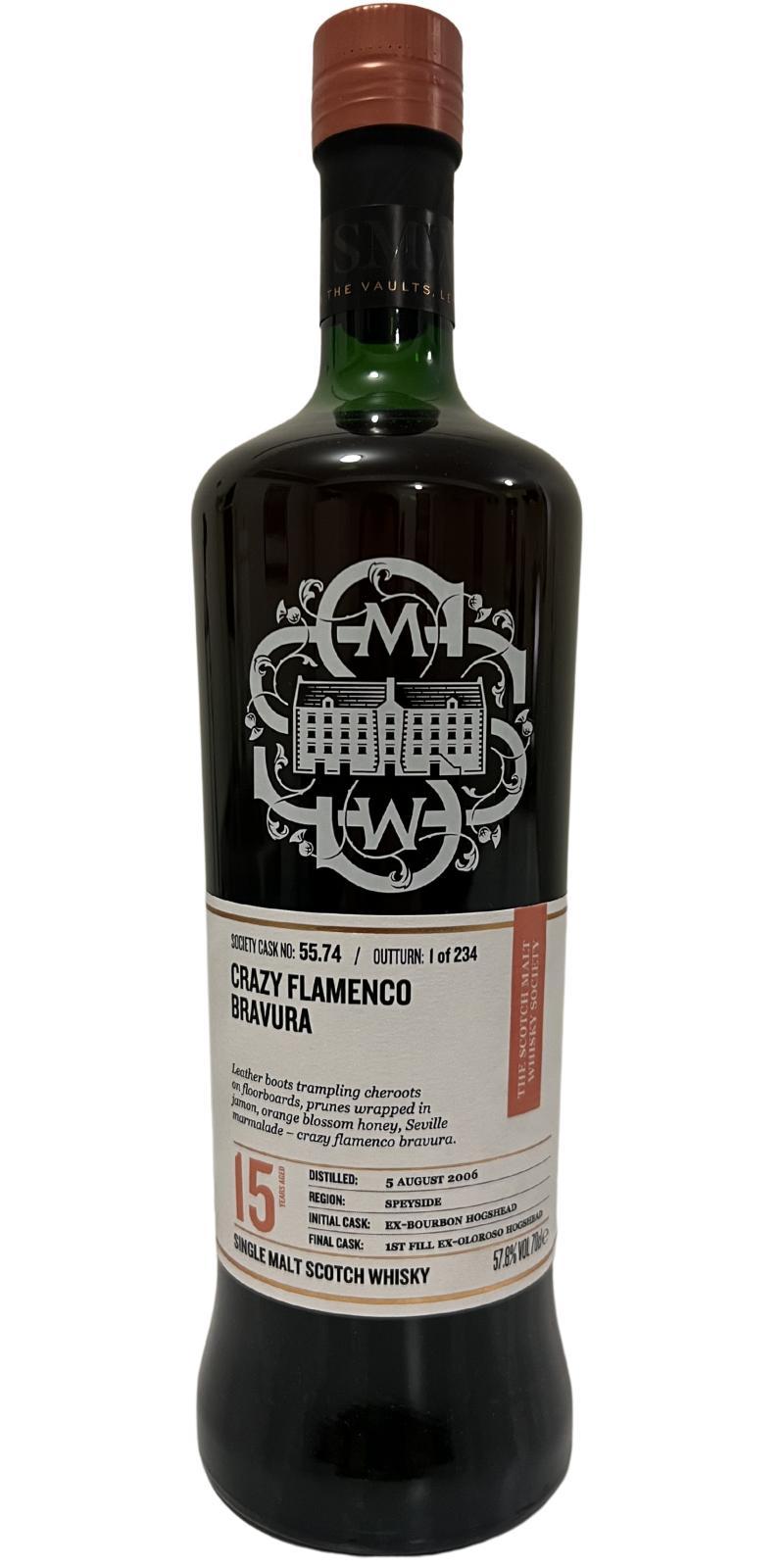 Royal Brackla 2006 SMWS 55.74  Crazy flamenco bravura