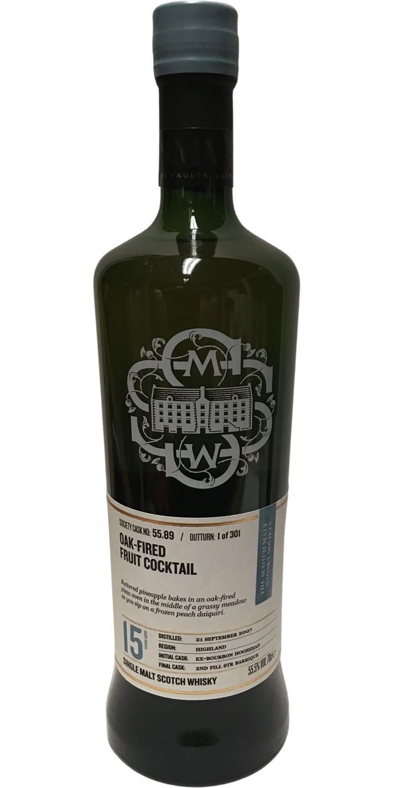 Royal Brackla 2007 SMWS 55.89  Oak-fired fruit cocktail