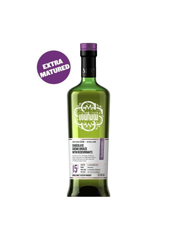 Royal Brackla 2007 SMWS 55.90  Chocolate crème brûlée with redcurrants