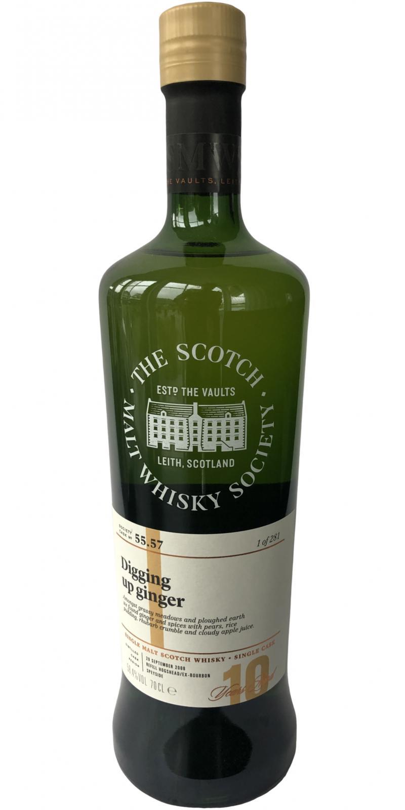 Royal Brackla 2008 SMWS 55.57  Digging up ginger