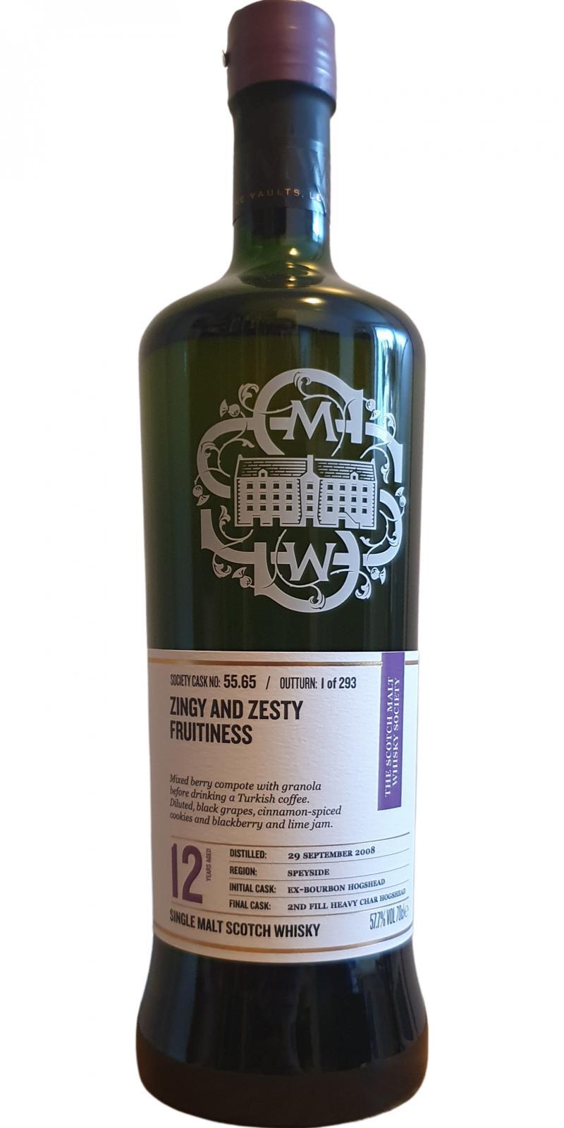 Royal Brackla 2008 SMWS 55.65  Zingy and zesty fruitiness