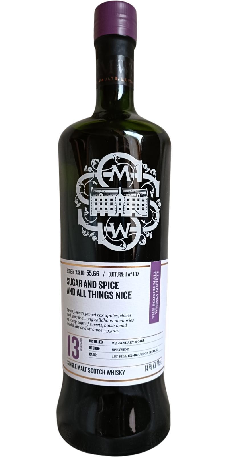 Royal Brackla 2008 SMWS 55.66  Sugar and spice and all things nice