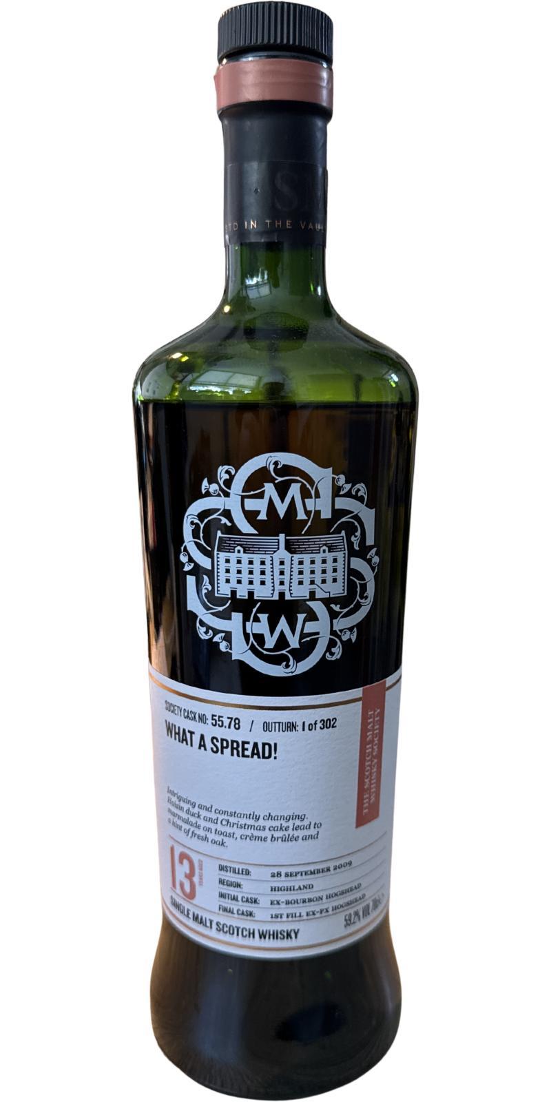 Royal Brackla 2009 SMWS 55.78  What a spread!