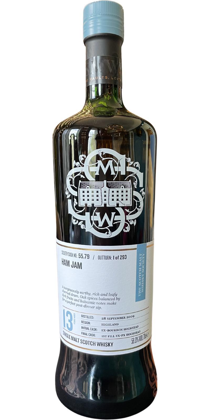 Royal Brackla 2009 SMWS 55.79  Ham jam