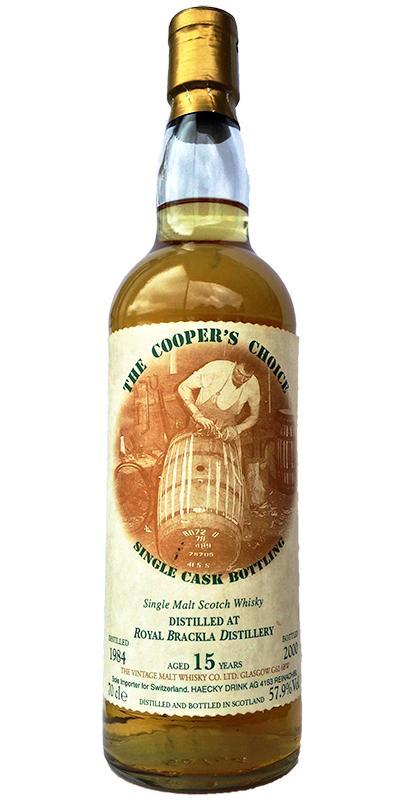 Royal Brackla 1984 VM  The Cooper's Choice