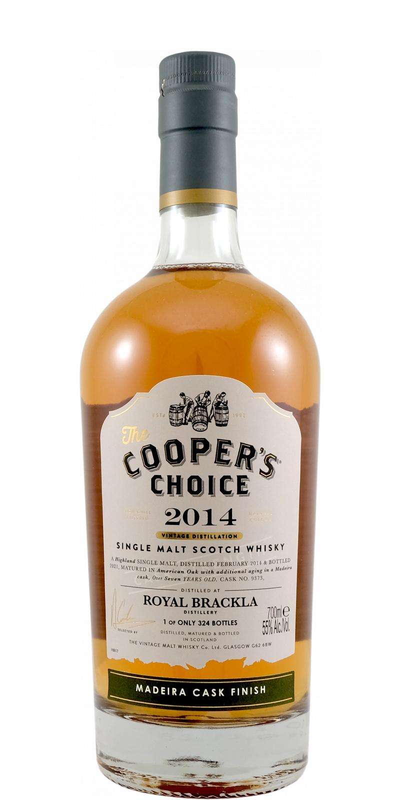 Royal Brackla 2014 VM  The Cooper's Choice