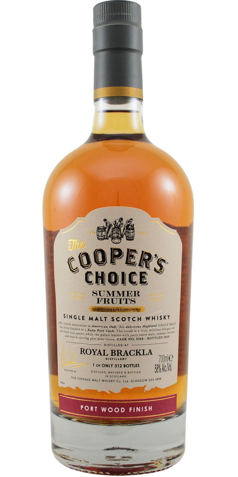 Royal Brackla Summer Fruits VM  The Cooper's Choice