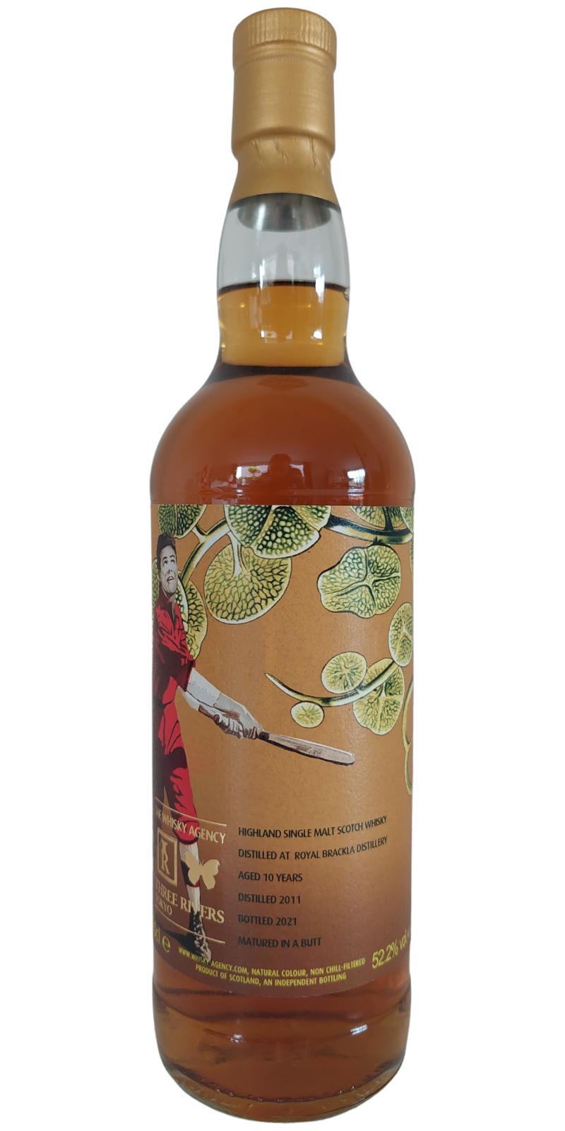 Royal Brackla 2011 TWA  Joined bottling with Three Rivers