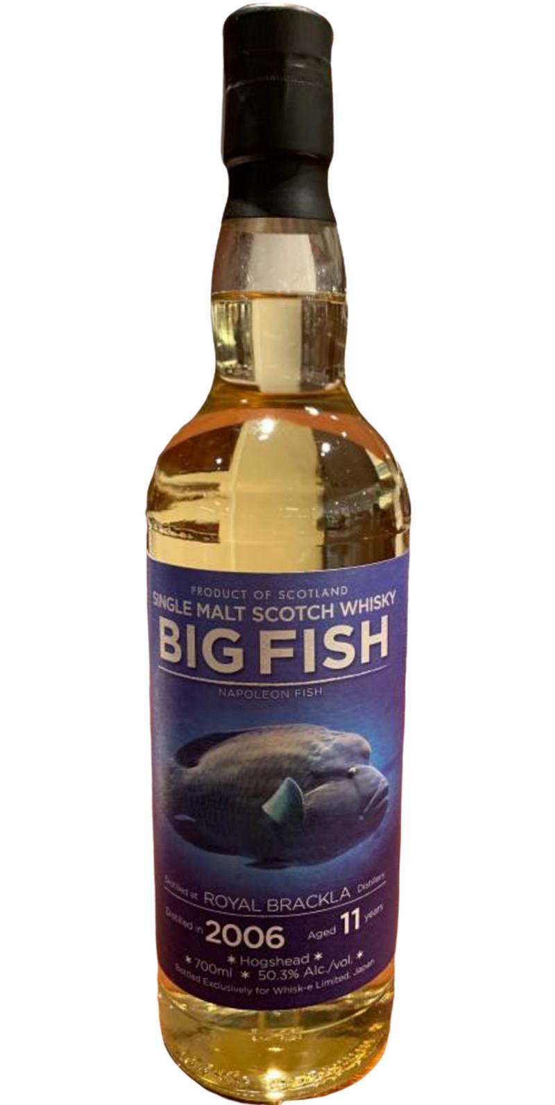 Royal Brackla 2006  W-e  Big Fish