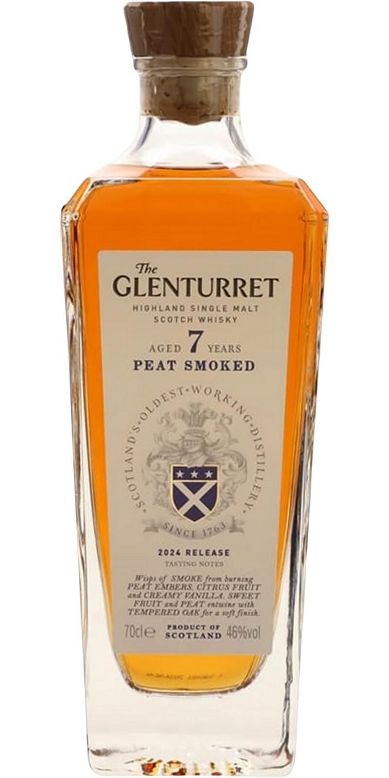 Glenturret 07-year-old - Peat Smoked  2024 Release