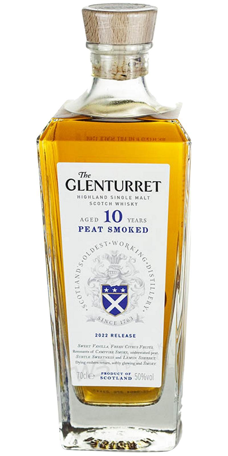 Glenturret 10-year-old - Peat Smoked  2022 Release