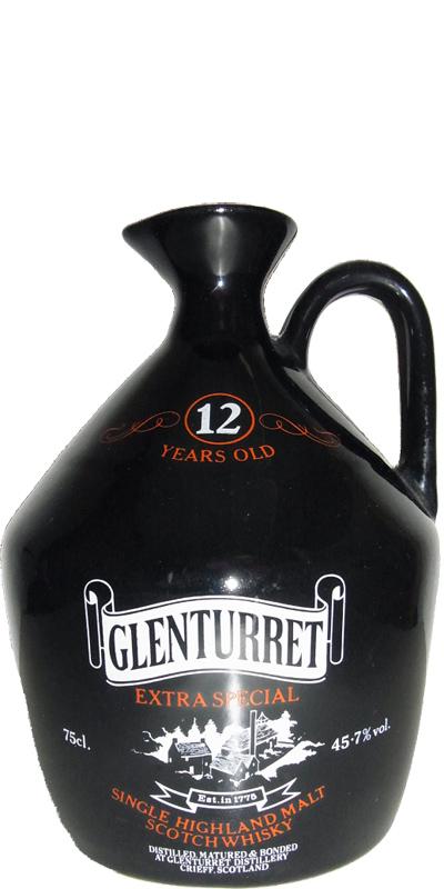 Glenturret 12-year-old  Extra Special - Black Ceramic Jug