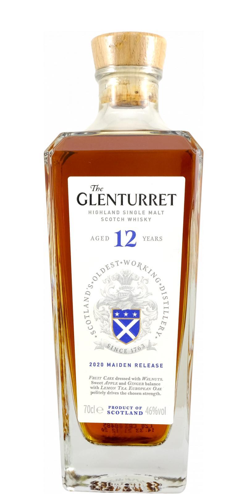 Glenturret 12-year-old  2020 Maiden Release