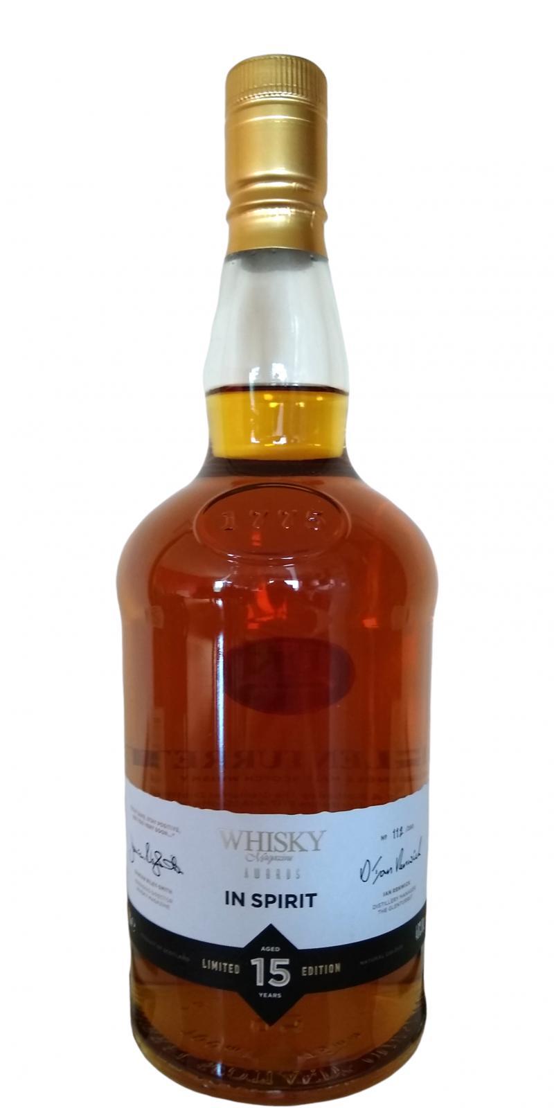 Glenturret 15-year-old  In Spirit