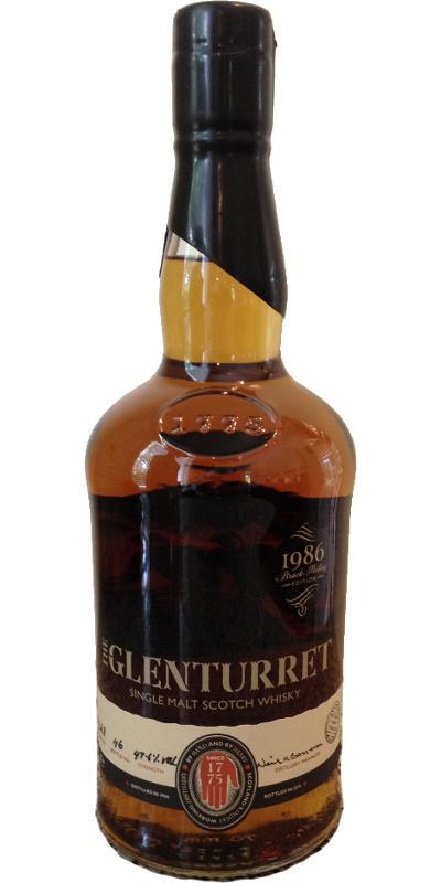 Glenturret 1986  The Brock Malloy Edition
