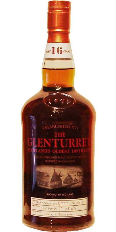 Glenturret 1991  Limited Release - Single Cask Bottling