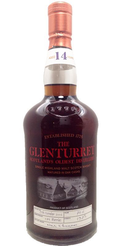 Glenturret 1992  Limited Edition - Single Cask Bottling