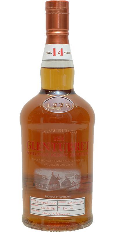 Glenturret 1993  Limited Release - Single Cask Bottling