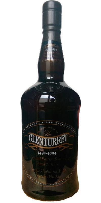 Glenturret 21-year-old  Celebrating 500 Years Scotch Whisky