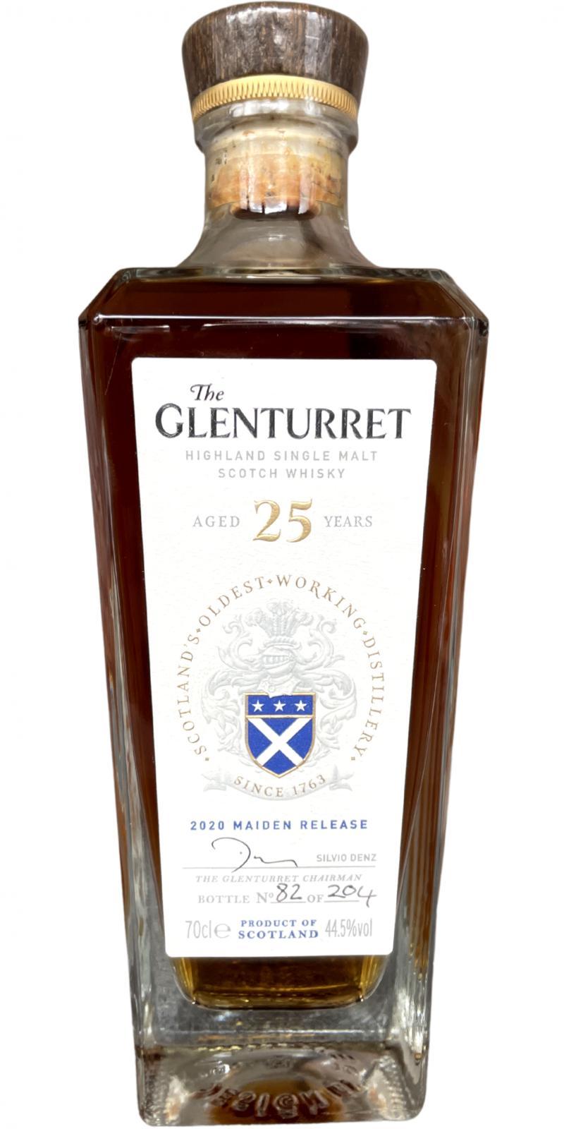Glenturret 25-year-old  2020 Maiden Release
