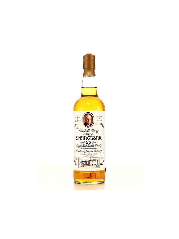Springbank 25-year-old Frank McHardy 40 years in Distilling