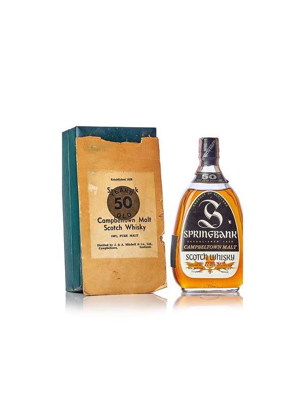 Springbank 50-year-old Pear Shape bottle - GL 32.3 GRADI