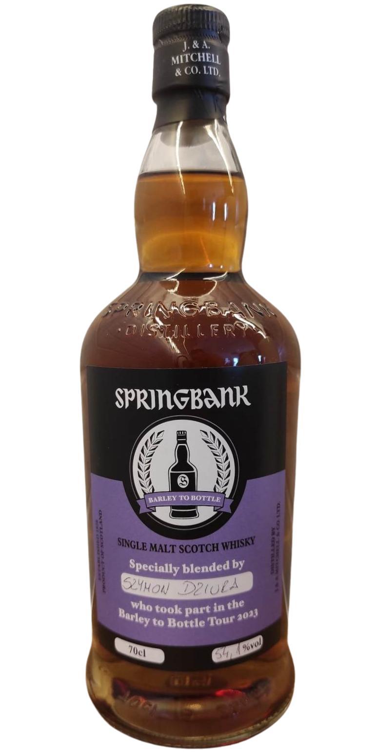 Springbank Barley to Bottle Tour 2023