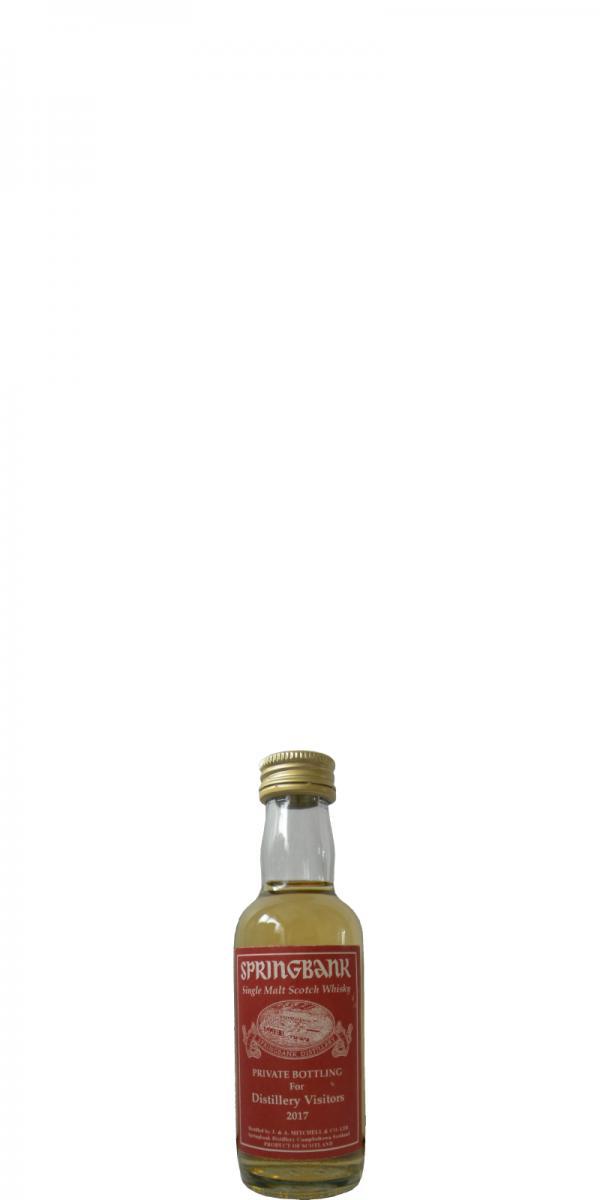 Springbank Distillery Visitors 2017 Distillery Visitors