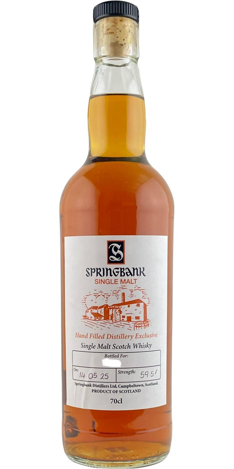 Springbank Hand Filled Distillery Exclusive