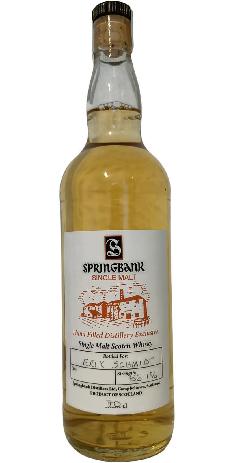 Springbank Hand Filled Distillery Exclusive