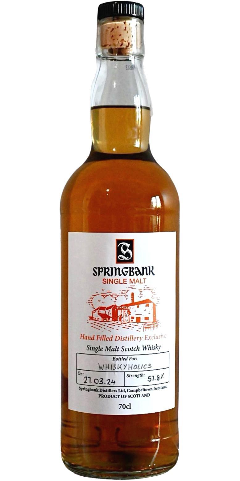 Springbank Hand Filled Distillery Exclusive