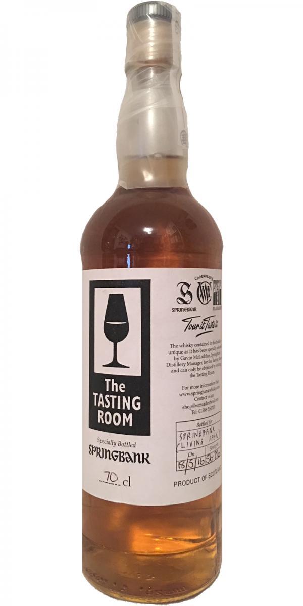 Springbank NAS Living Cask The Tasting Room