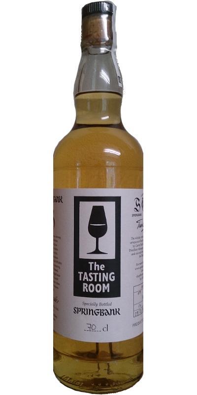 Springbank The Tasting Room Hand-filled at the distillery