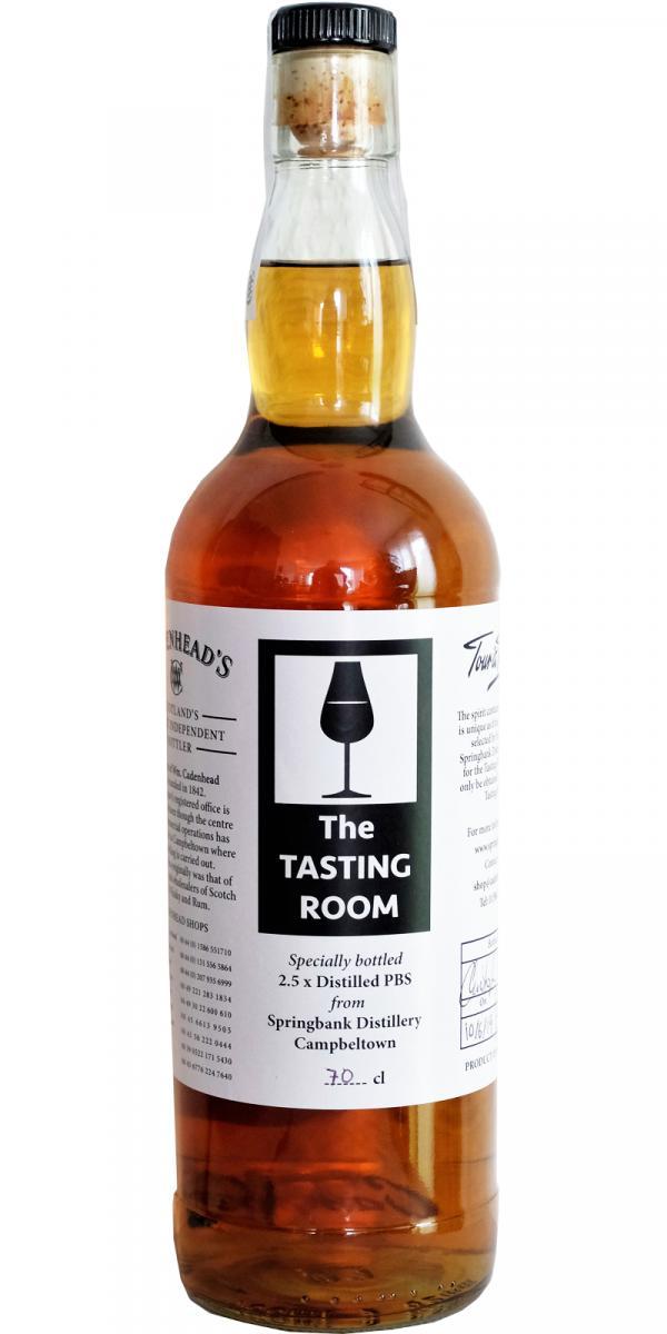 Springbank The Tasting Room 2,5 x Distilled PBS