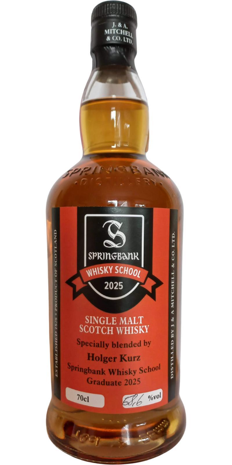 Springbank Whisky School 2025