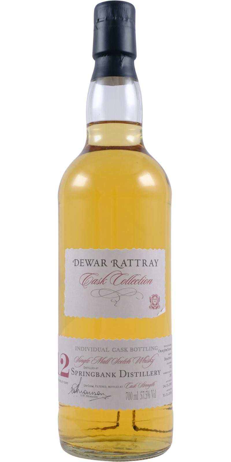 Springbank 1993 DR Individual Cask Bottling