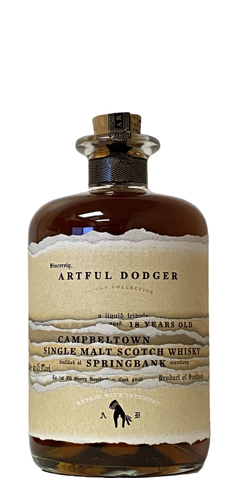 Springbank 18-year-old ADWC