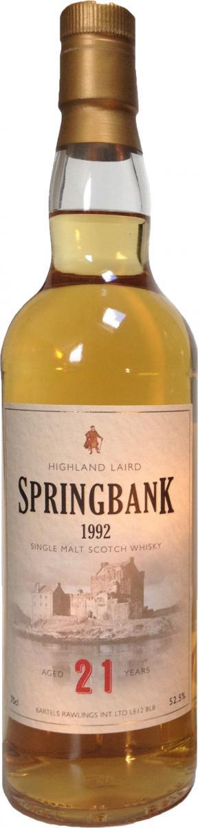 Springbank 1992 BRI Highland Laird