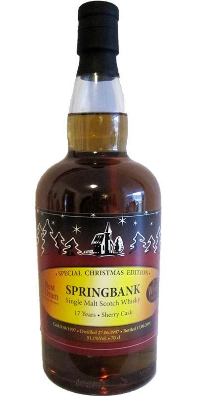 Springbank 1997 BD Special Christmas Edition