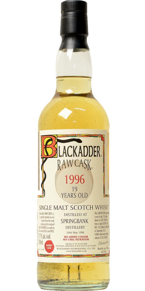Springbank 1996 BA Raw Cask - Statement - Edition No. 14