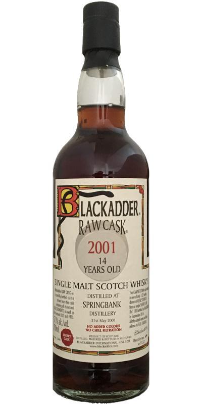 Springbank 2001 BA Raw Cask - Statement - Edition No. 13