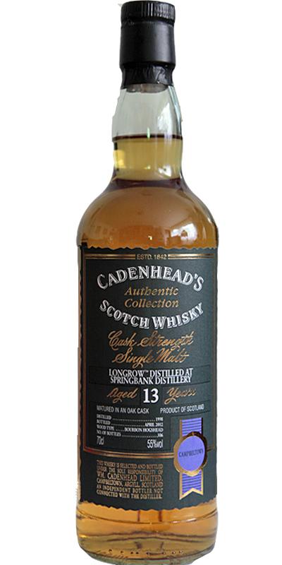 Longrow 1998 CA Authentic Collection