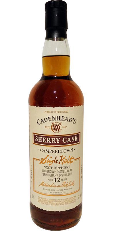 Longrow 2002 CA Wood Range - Sherry Cask