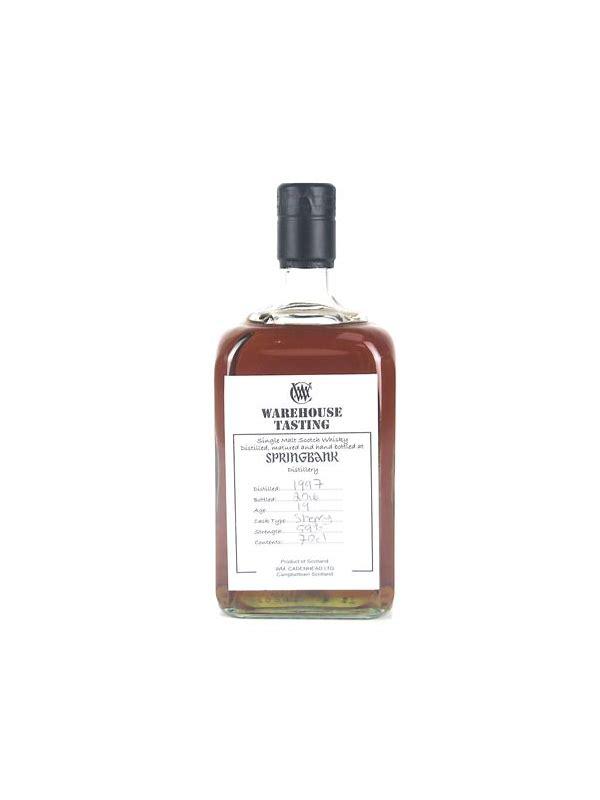 Springbank 1997 CA Warehouse Tasting